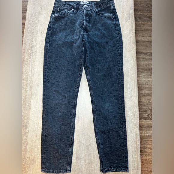 Agolde Jamie High Rise Classic Jeans in Rematch Black Size 26 - Picture 2 of 7